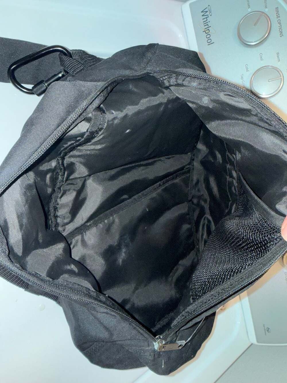 Carhartt Mono Sling Backpack Black Crossbody Bag - Picture 6 of 9